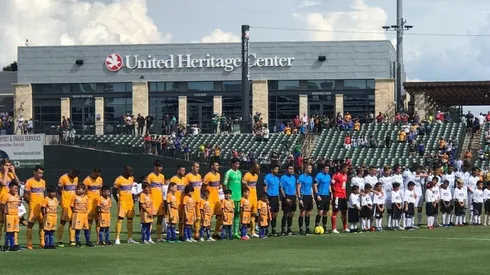 Pachuca y Tigres disputaron partido amistoso de pretemporada.