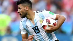 Agüero frente a Francia