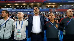 GRACIAS. Hierro tomó la Selección en un momento difícil.