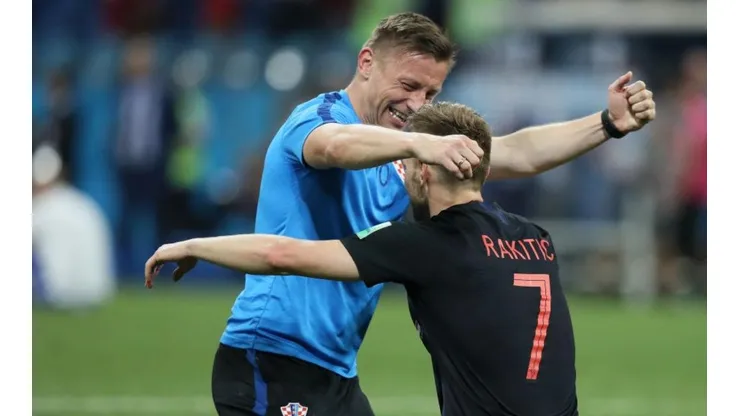Ivan Rakitic luego de consumada la clasificación.
