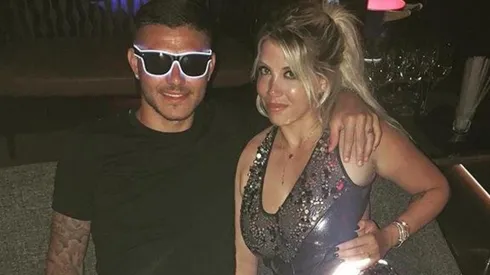 Foto de Wanda Nara con Mauro Icardi.