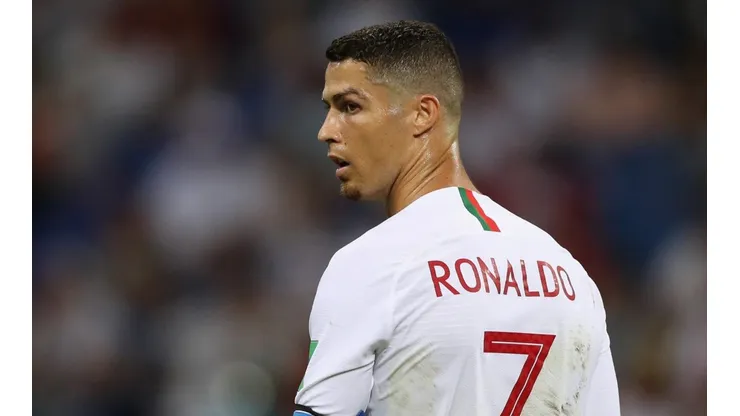 Foto de Cristiano Ronaldo, delantero de Portugal.
