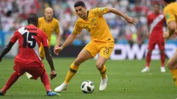 Ramos en el partido ante Australia