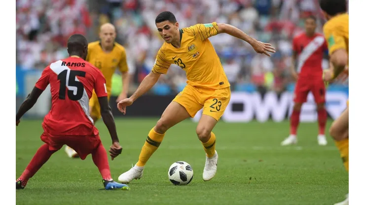 Ramos en el partido ante Australia