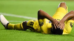 AFUERA DE LAS CANCHAS. Uno de los últimos partidos de Frank Fabra en Boca (Foto: Getty).