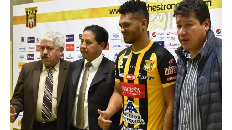 El delantero panameño ya se unió a los entrenamientos del atigrado en La Paz