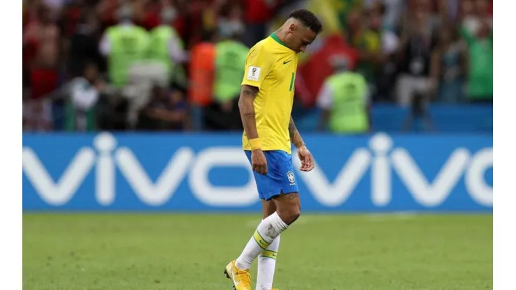Tristeza absoluta en Neymar.