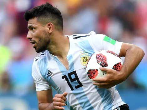 Recién salido de la pileta y en cuero: Agüero la rompió en Instagram