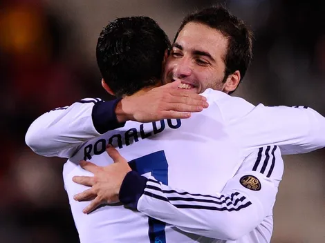 Habló el representante de Higuaín: "Le encantaría volver a jugar con Cristiano"