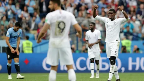 Foto de los jugadores de la Selección de Francia.