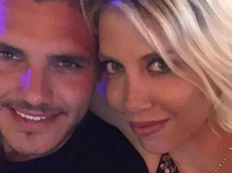 Wanda Nara subió un video a los besos con Icardi y con mucho escote