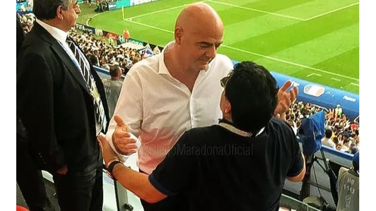 Maradona le pidió perdón a la FIFA