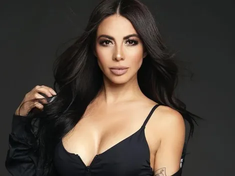 Recuperada de la eliminación, Jimena Sánchez puso a arder las redes tirada en el suelo y en colaless