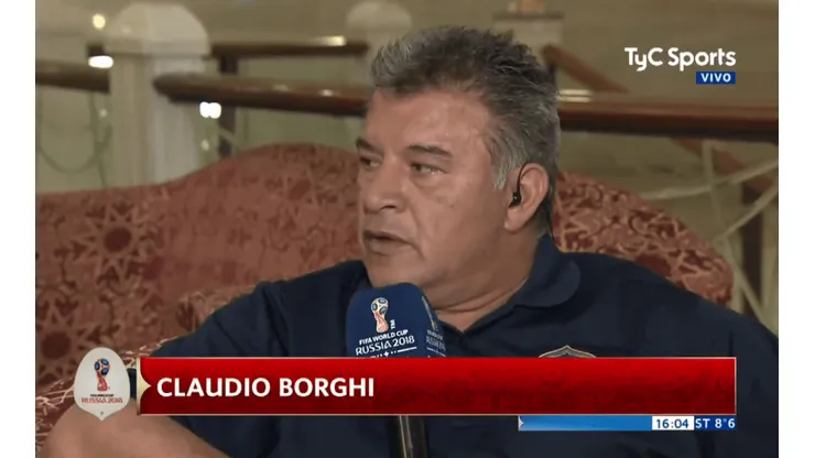 Para Borghi, Sampaoli es un "chancho arriba del árbol"