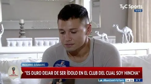 Mauro Zárate, ahora nuevo jugador de Boca.