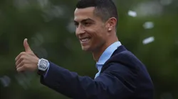 Cristiano Ronaldo sonríe