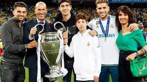 La foto en un barco que sacó a la luz la perfección de la familia Zidane