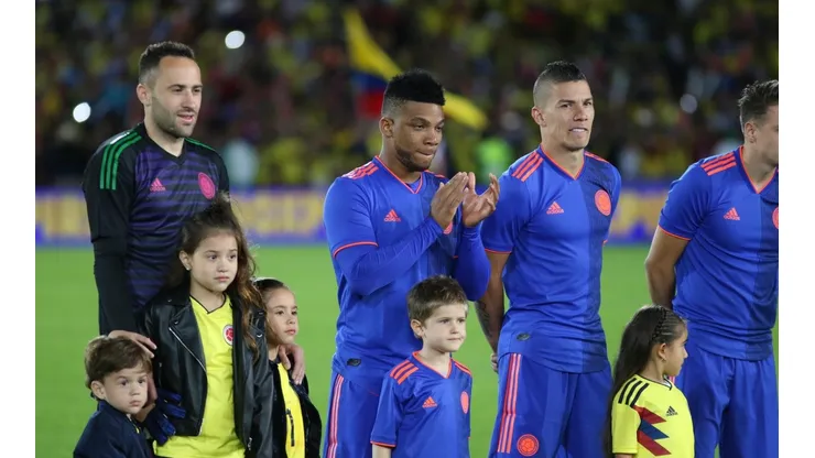 CASI MUNDIALISTA. Frank Fabra con los colores de su país en la despedida ante Colombia (Foto: Getty).