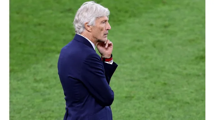 Pékerman en el partido ante Inglaterra