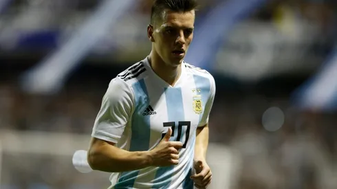 NI UN MINUTO. Lo Celso solo jugó en el amistoso contra Haití en La Bombonera (Foto: Getty).