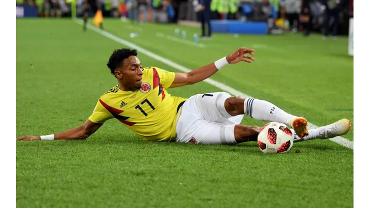 Mojica en el partido ante Inglaterra