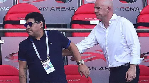Por Colombia, Maradona se distancia de la FIFA