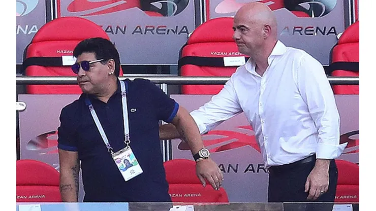 Por Colombia, Maradona se distancia de la FIFA