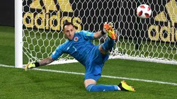 David Ospina atajó uno solo de los penales pateados por los ingleses.