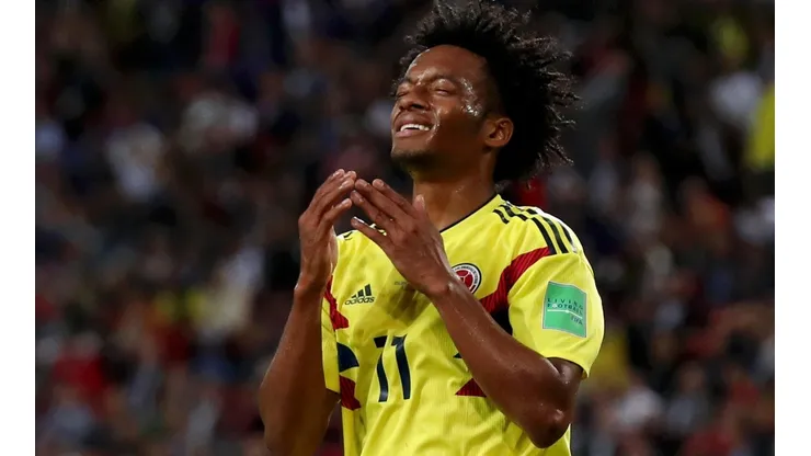 Cuadrado se lamentó públicamente tras la eliminación de la Selección Colombia.