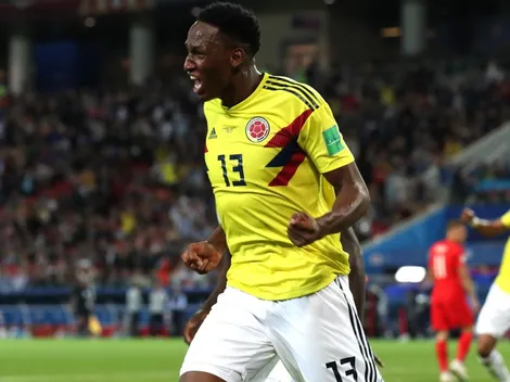 Salvó a Colombia: Yerry Mina le empató a Inglaterra a los 93' de cabeza