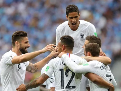 Final: Francia derrotó a Uruguay y es el primer semifinalista del Mundial