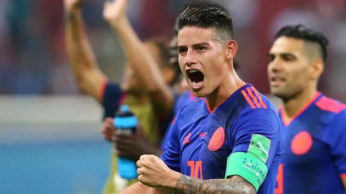 Foto de James Rodrìguez, jugador de Colombia.