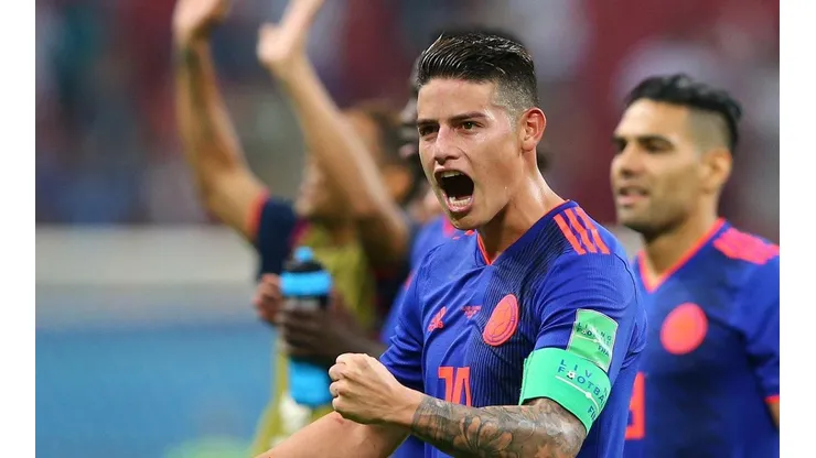 Foto de James Rodrìguez, jugador de Colombia.