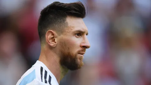 Foto de Lionel Messi, jugador de la Selección Argentina.