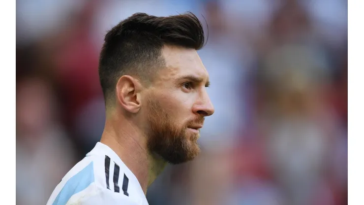 Foto de Lionel Messi, jugador de la Selección Argentina.