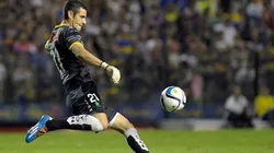 Gabriel Arias jugando para Defensa y Justicia.