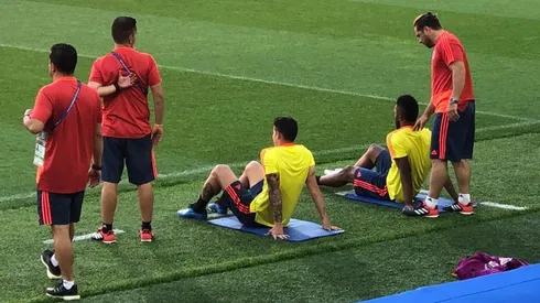 James y Borja hacen trabajos diferenciados. (Foto: Twitter @saritacas)