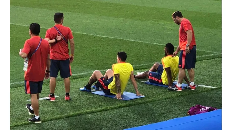 James y Borja hacen trabajos diferenciados. (Foto: Twitter @saritacas)