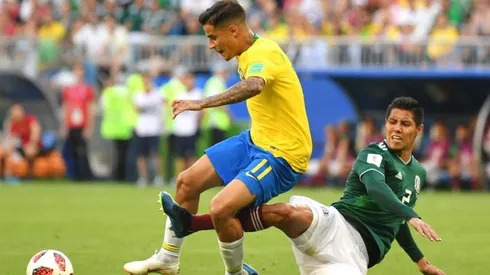 Coutinho frente a México.