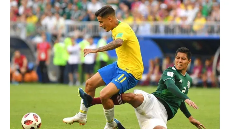 Coutinho frente a México.