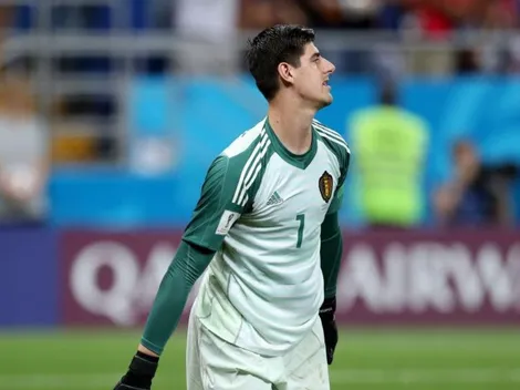 ¿Qué le pasó? Blooper casi fatal de Courtois ante Japón