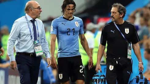Uruguay confirmó que Edinson Cavani no está desgarrado