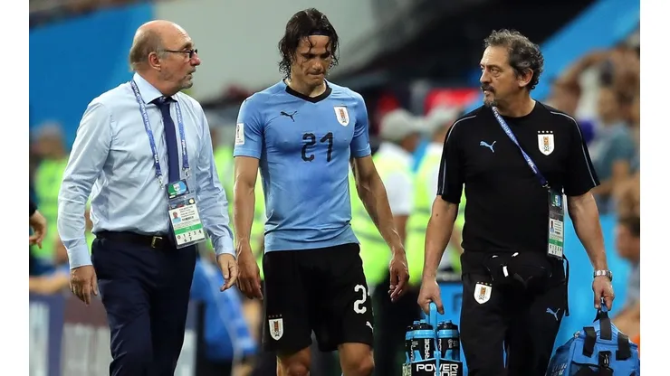 Uruguay confirmó que Edinson Cavani no está desgarrado