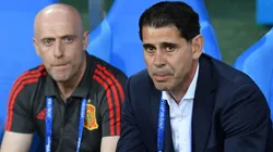 Fernando Hierro, entrenador de la Selección de España.