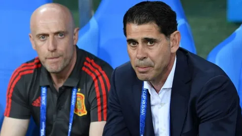Fernando Hierro, entrenador de la Selección de España.
