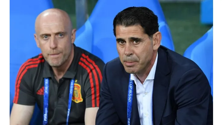 Fernando Hierro, entrenador de la Selección de España.