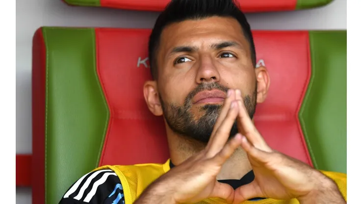 Sergio Agüero, jugador de la Selección Argentina.