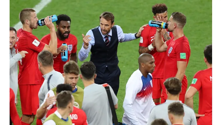 Colombia v England: Round of 16 - 2018 FIFA World Cup Russia - during the 2018 FIFA World Cup Russia Round of 16 match between Colombia and England at Spartak Stadium on July 3, 2018 in Moscow, Russia. - Not Released (NR) Images cannot be used in books or individually in the form of mobile alert services or downloads without prior approval from FIFA