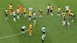 Foto de los jugadores de la Selección Argentina.