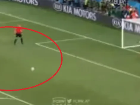 Rakitic fue de los pocos que logró vencer a Schmeichel y clasificó a Croacia